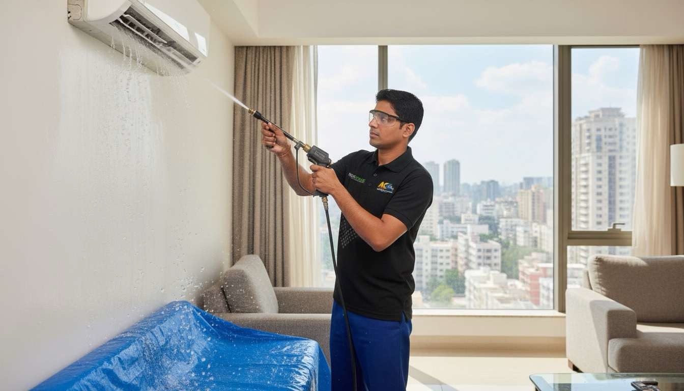 AC Deep Water Jet Wash Cleaning in Titwala