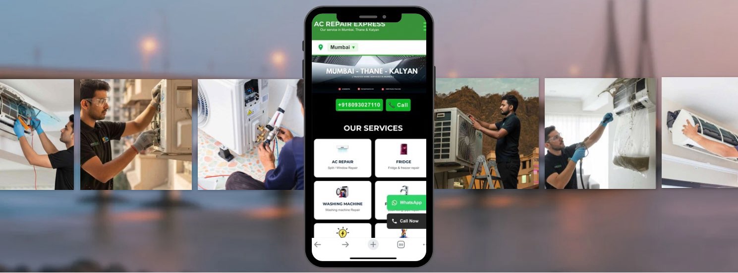 AC Repair Express technicians providing AC service in Mumbai