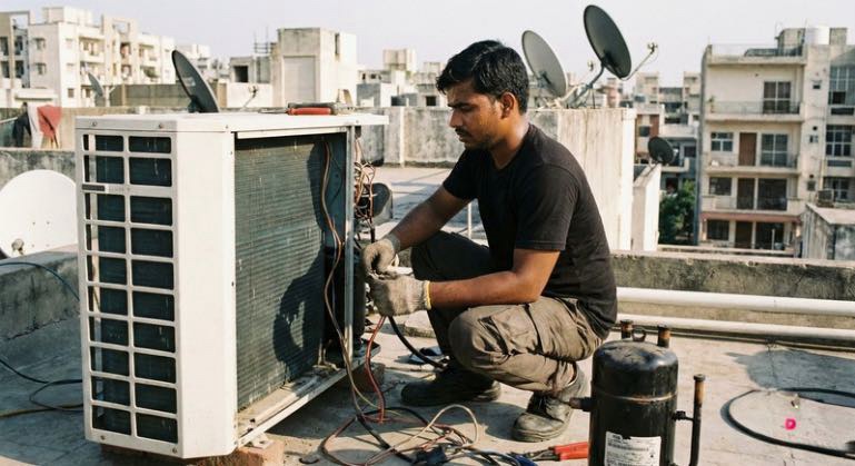 AC Compressor Change Ghansoli