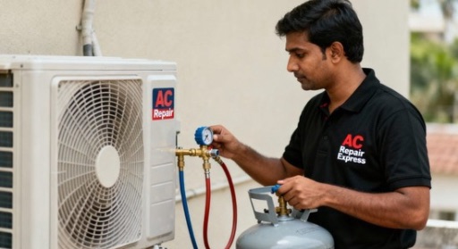Split and Window AC gas refill service Raipur